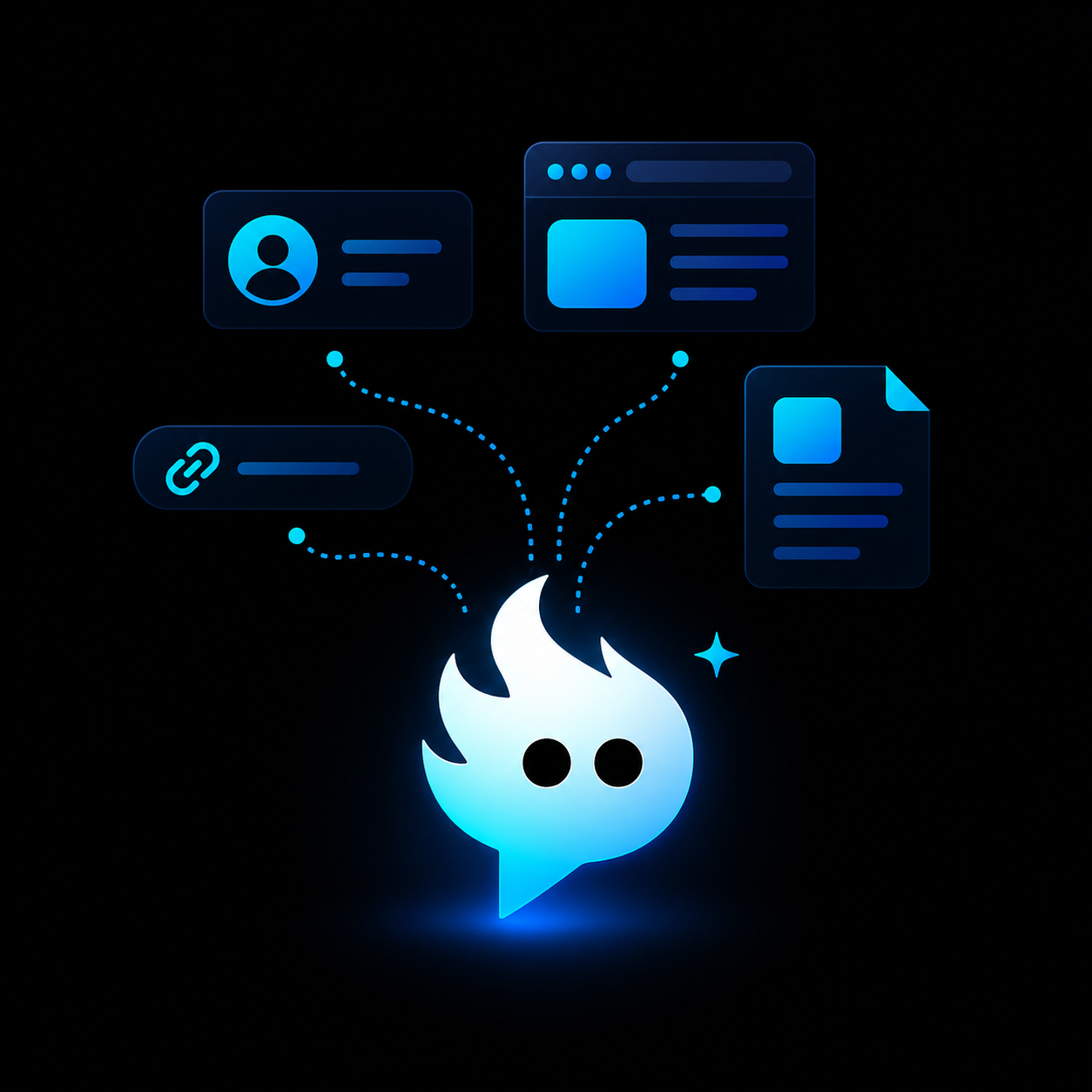 Twitty learning from profile context and connected links
